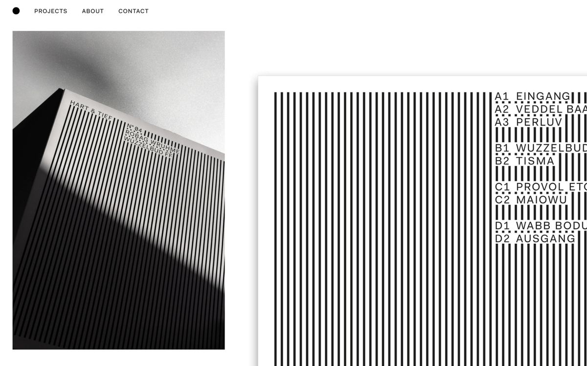 7 minimalist portfolios made with Semplice